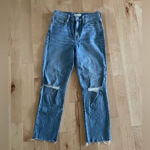 Madewell High-Rise Slim Crop Boyjean